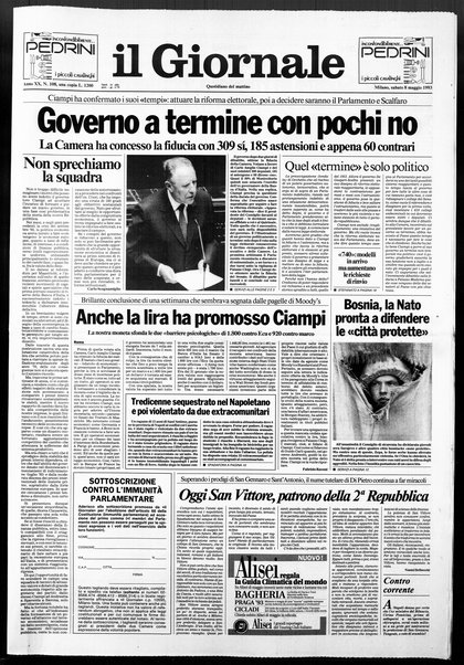 Il giornale : quotidiano del mattino